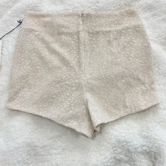 Revolve Sequin High Waisted Shorts Size S - Picture 5 of 5